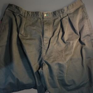 BIG & TALL MENS TOMMY HILFIGER PLEATED HEAVYWEIGHT SHORTS SZ 42